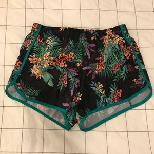 Botanical running shorts - new with tags!